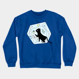 Cosmic Cat Crystal 01 Crewneck Sweatshirt